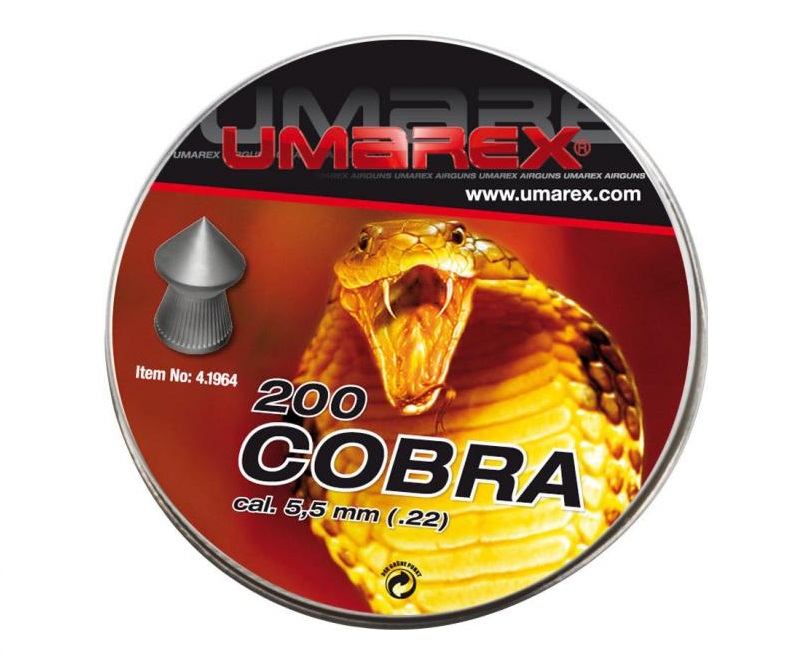 Umarex Cobra 5.50mm Airgun Pellets tin of 200
